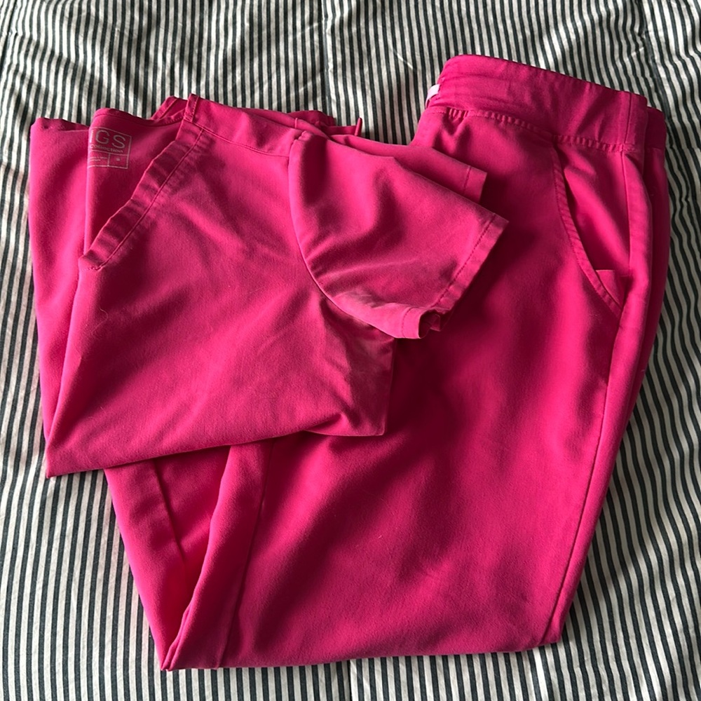Figs Pink Relaxed Fit Pants